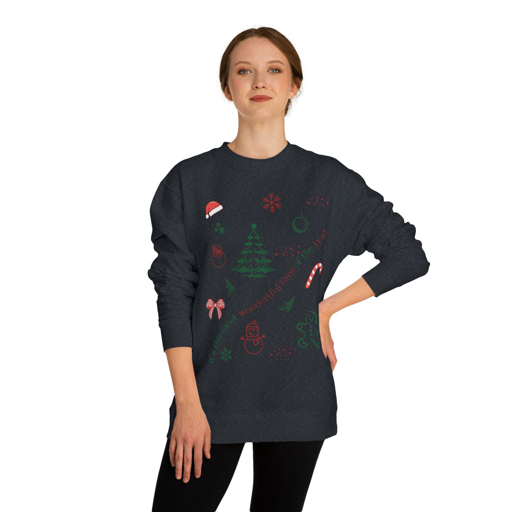 Holiday Sweatshirt with Fun Christmas Designs