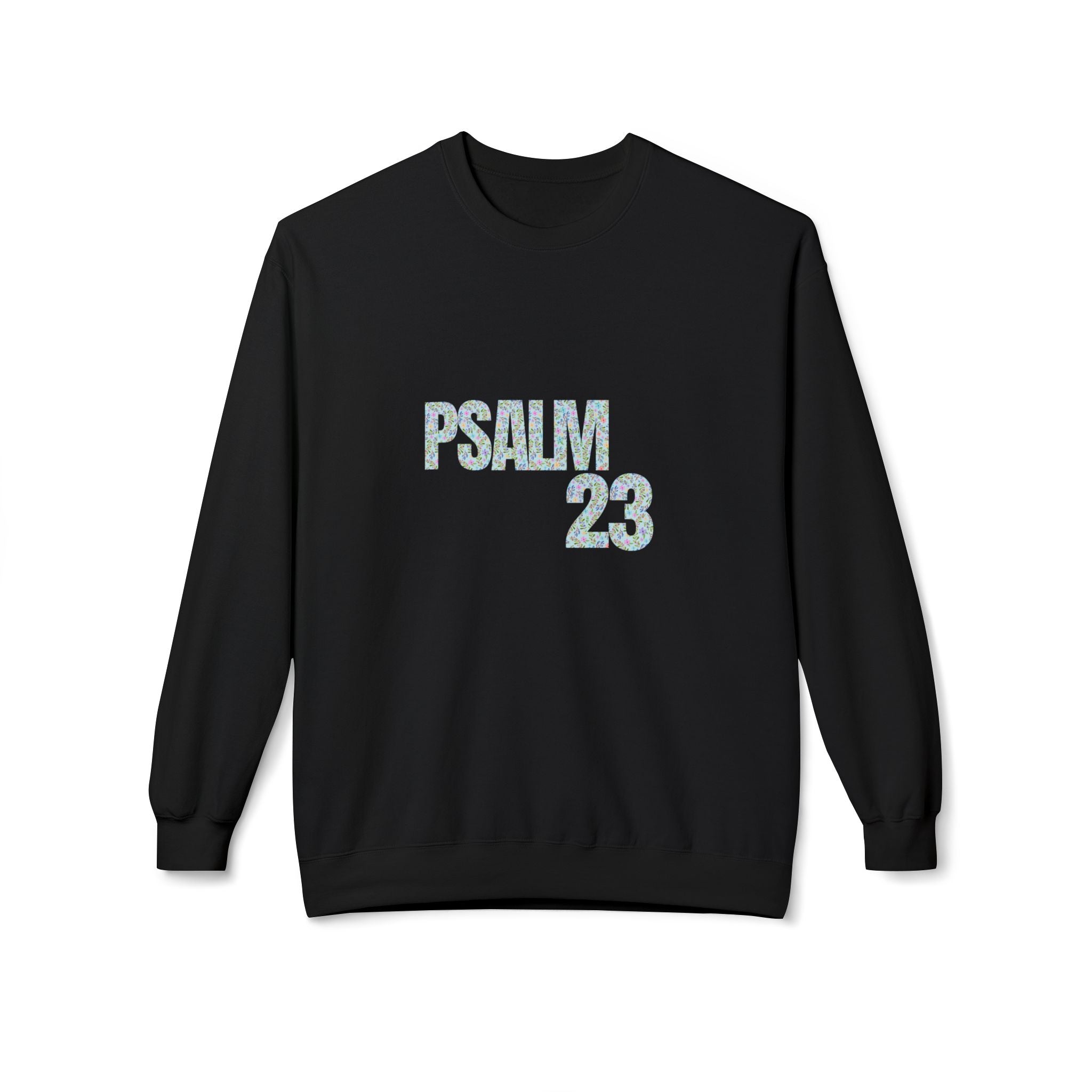 Psalm 23 Unisex Fleece Crewneck Sweatshirt