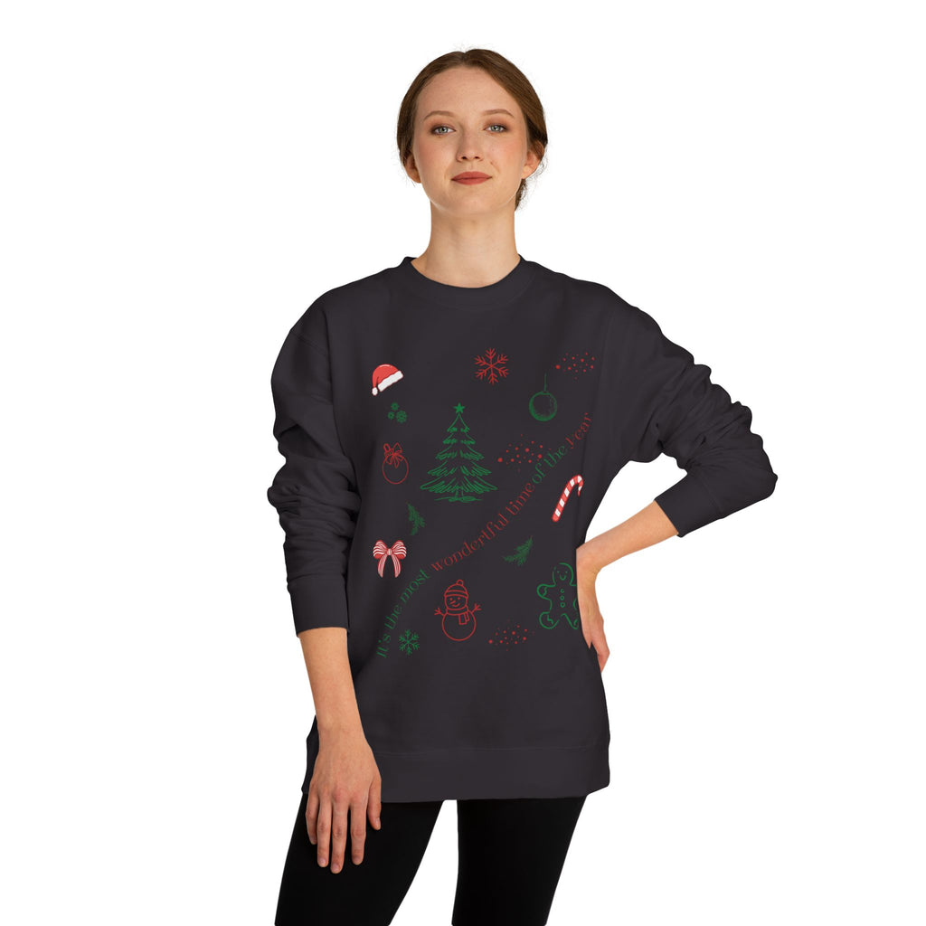 Holiday Sweatshirt with Fun Christmas Designs