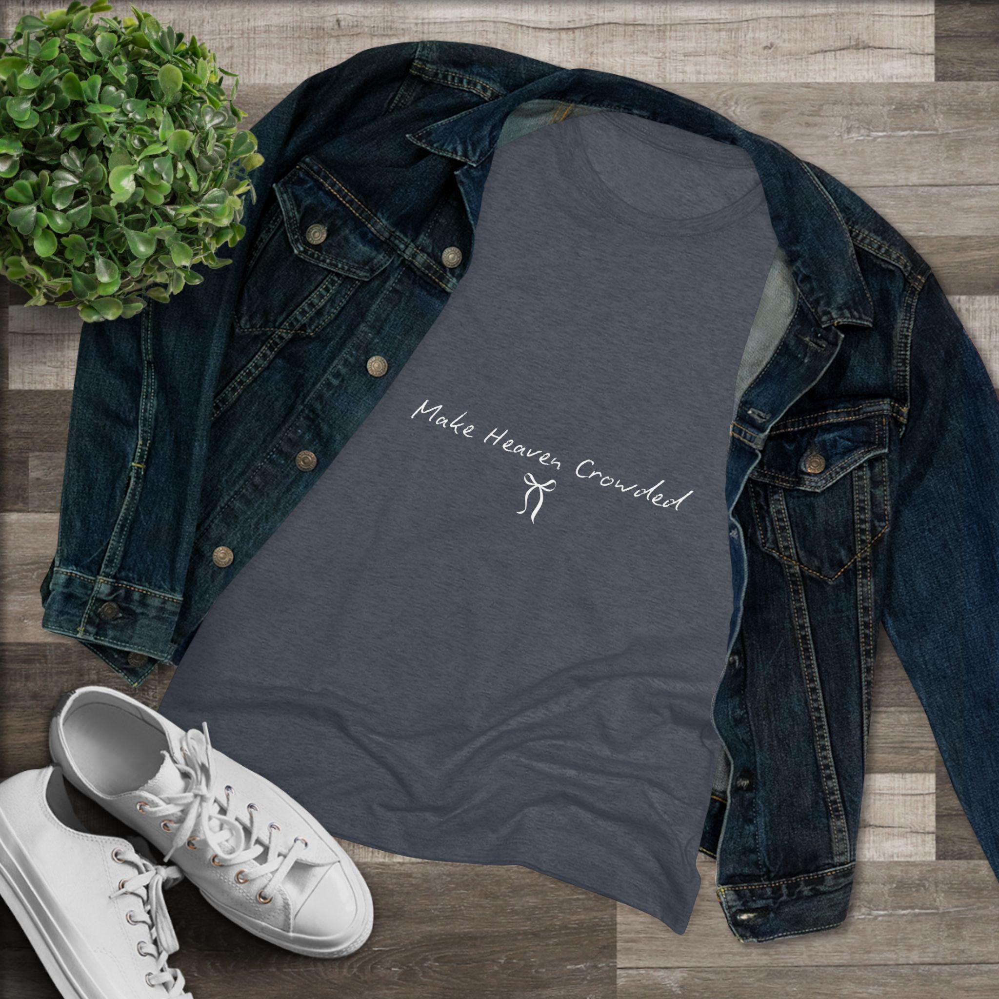 Make Heaven Crowded Women's Triblend Tee