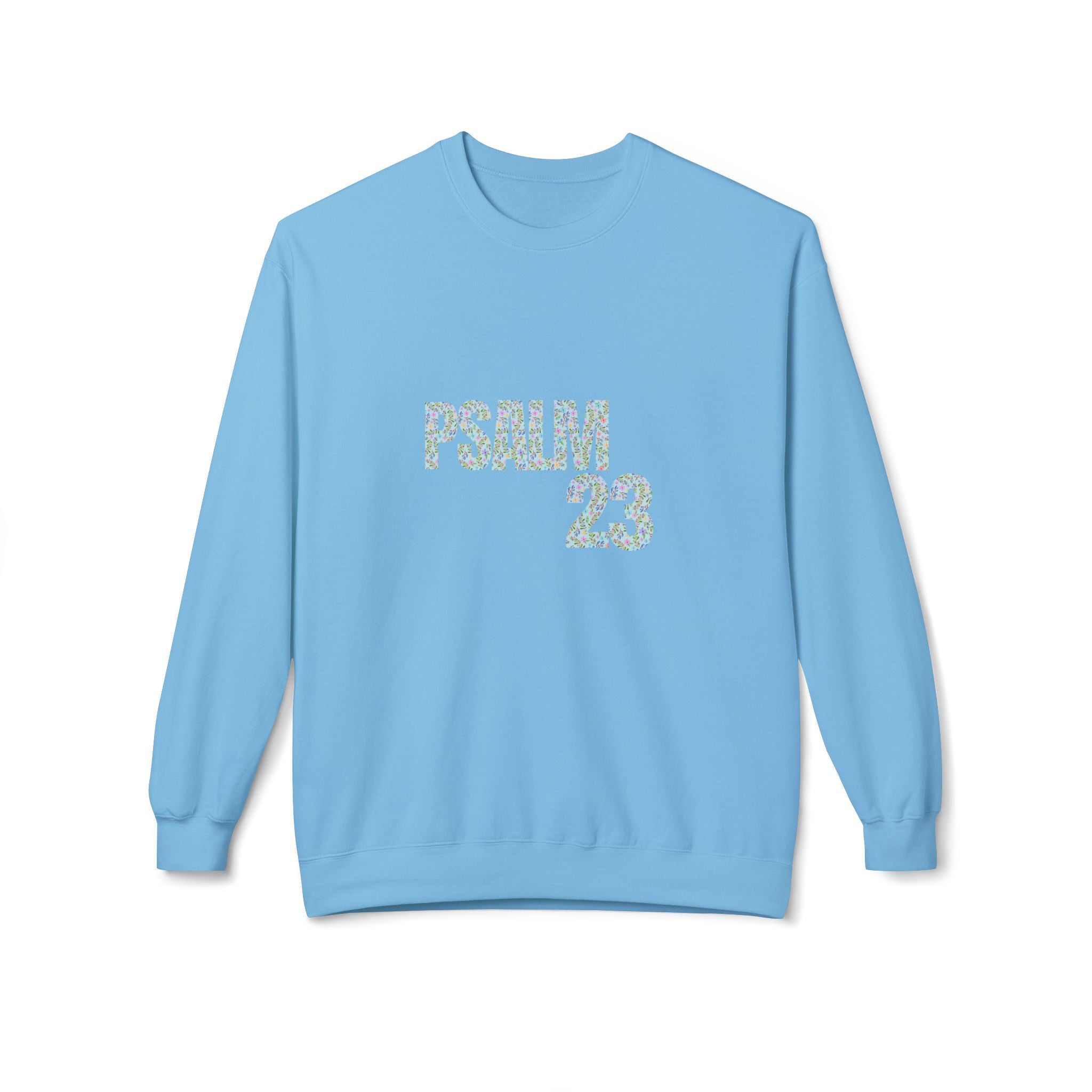 Psalm 23 Unisex Fleece Crewneck Sweatshirt