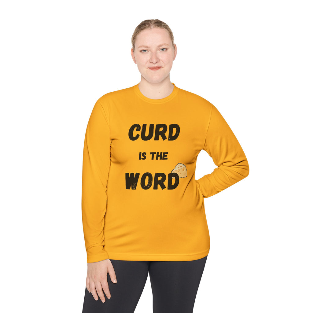 Curd is the Word Long Sleeve Tee, Fun Dairy T-Shirt for Cheese Lovers, Gifts for Foodies, Unisex Lightweight Shirt, Casual Everyday [...]
