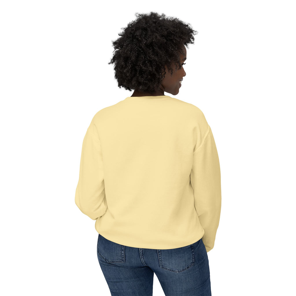 Green & Yellow Heartfelt Lightweight Crewneck Sweatshirt