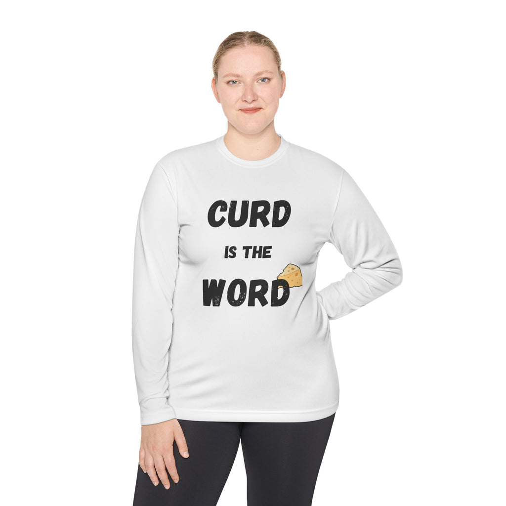 Curd is the Word Long Sleeve Tee, Fun Dairy T-Shirt for Cheese Lovers, Gifts for Foodies, Unisex Lightweight Shirt, Casual Everyday [...]