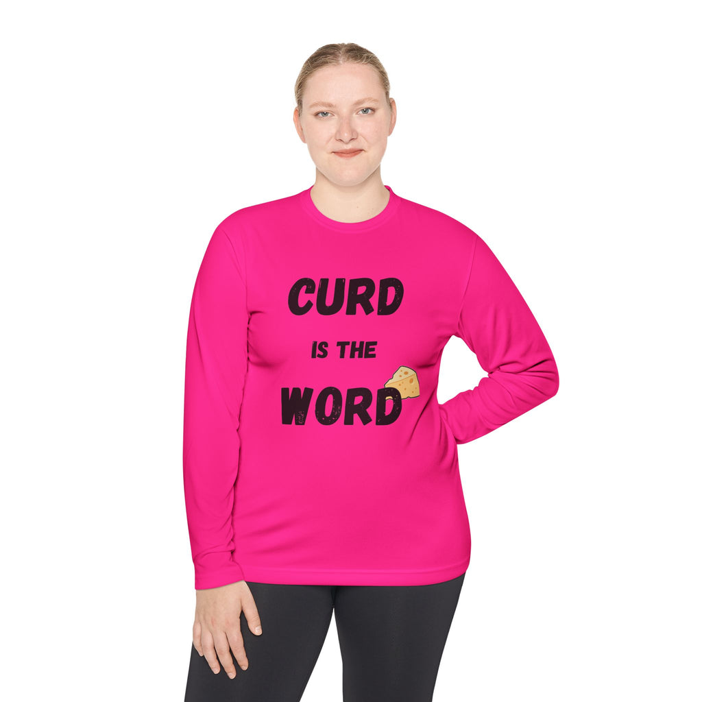 Curd is the Word Long Sleeve Tee, Fun Dairy T-Shirt for Cheese Lovers, Gifts for Foodies, Unisex Lightweight Shirt, Casual Everyday [...]