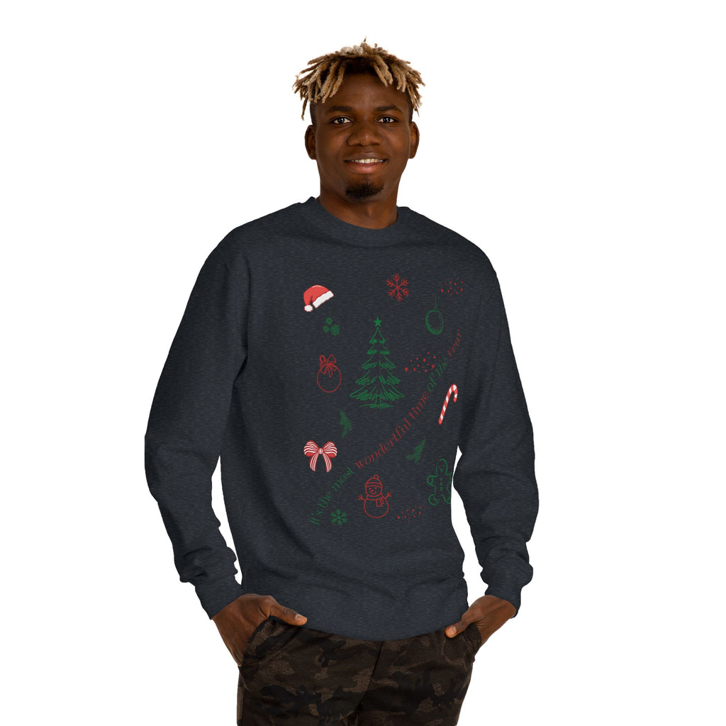 Holiday Sweatshirt with Fun Christmas Designs