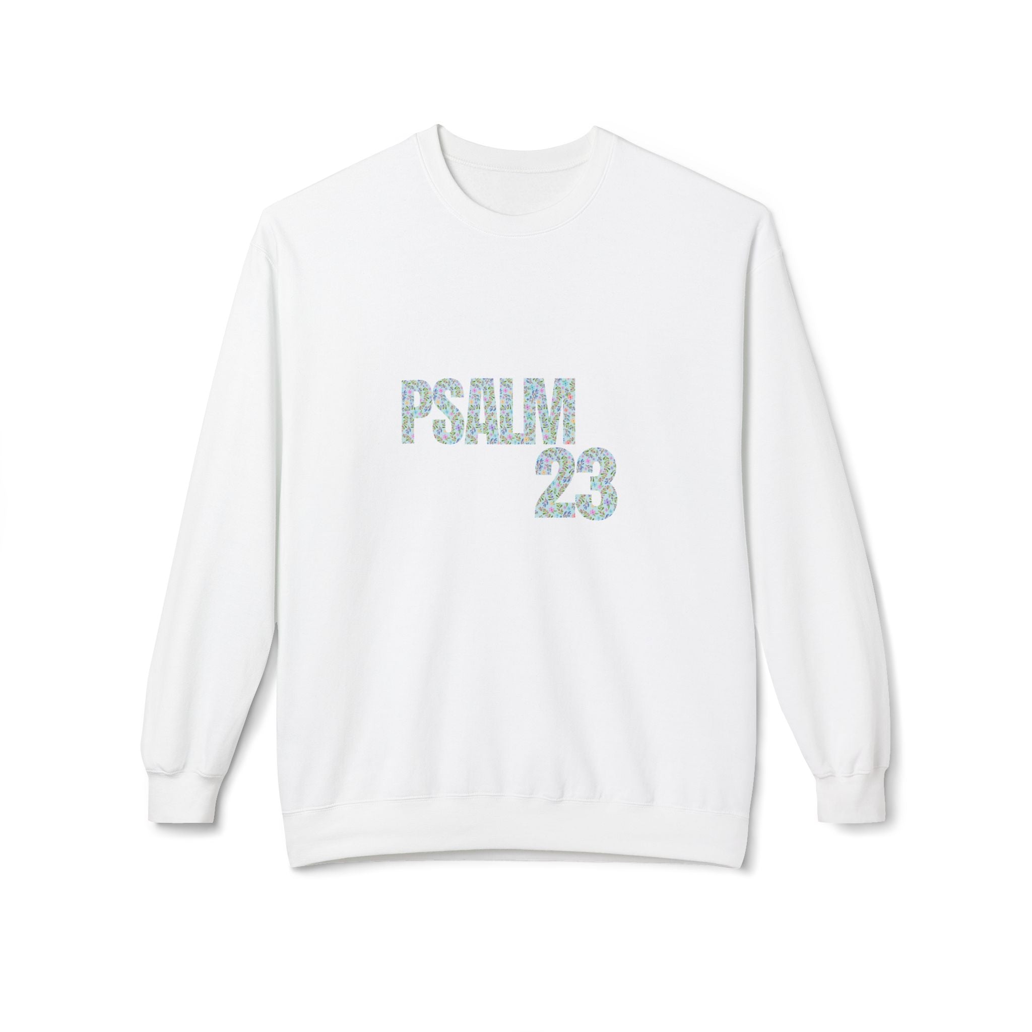Psalm 23 Unisex Fleece Crewneck Sweatshirt