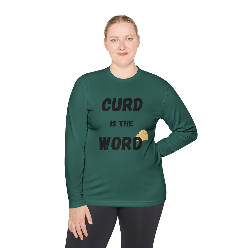 Curd is the Word Long Sleeve Tee, Fun Dairy T-Shirt for Cheese Lovers, Gifts for Foodies, Unisex Lightweight Shirt, Casual Everyday [...]