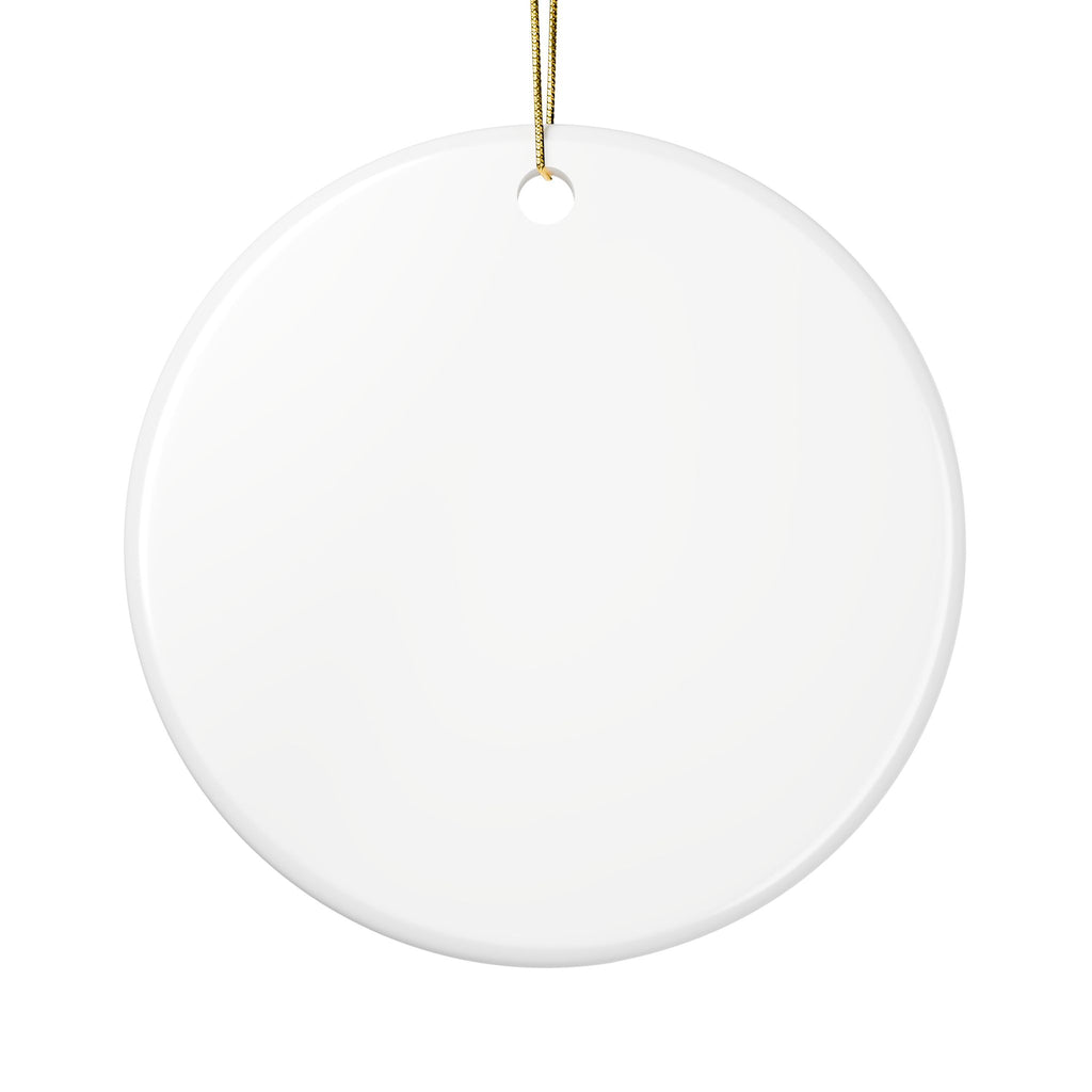 Mistletoe Ceramic Ornament – “Meet Me Under the Mistletoe” Christmas Decoration