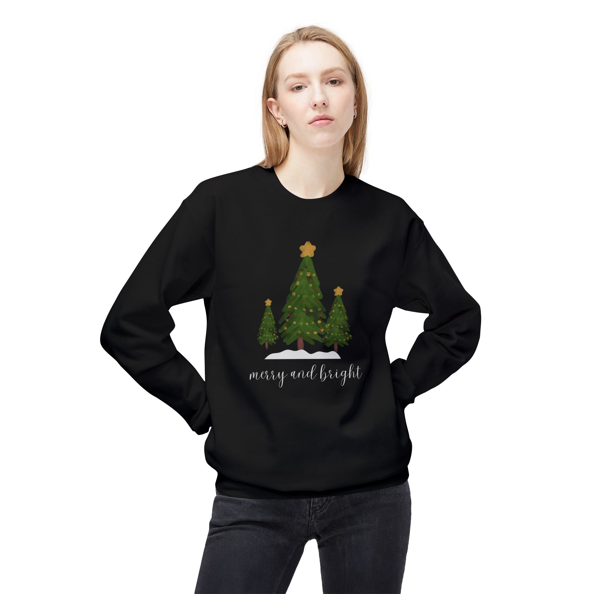 Merry and Bright Christmas Sweatshirt