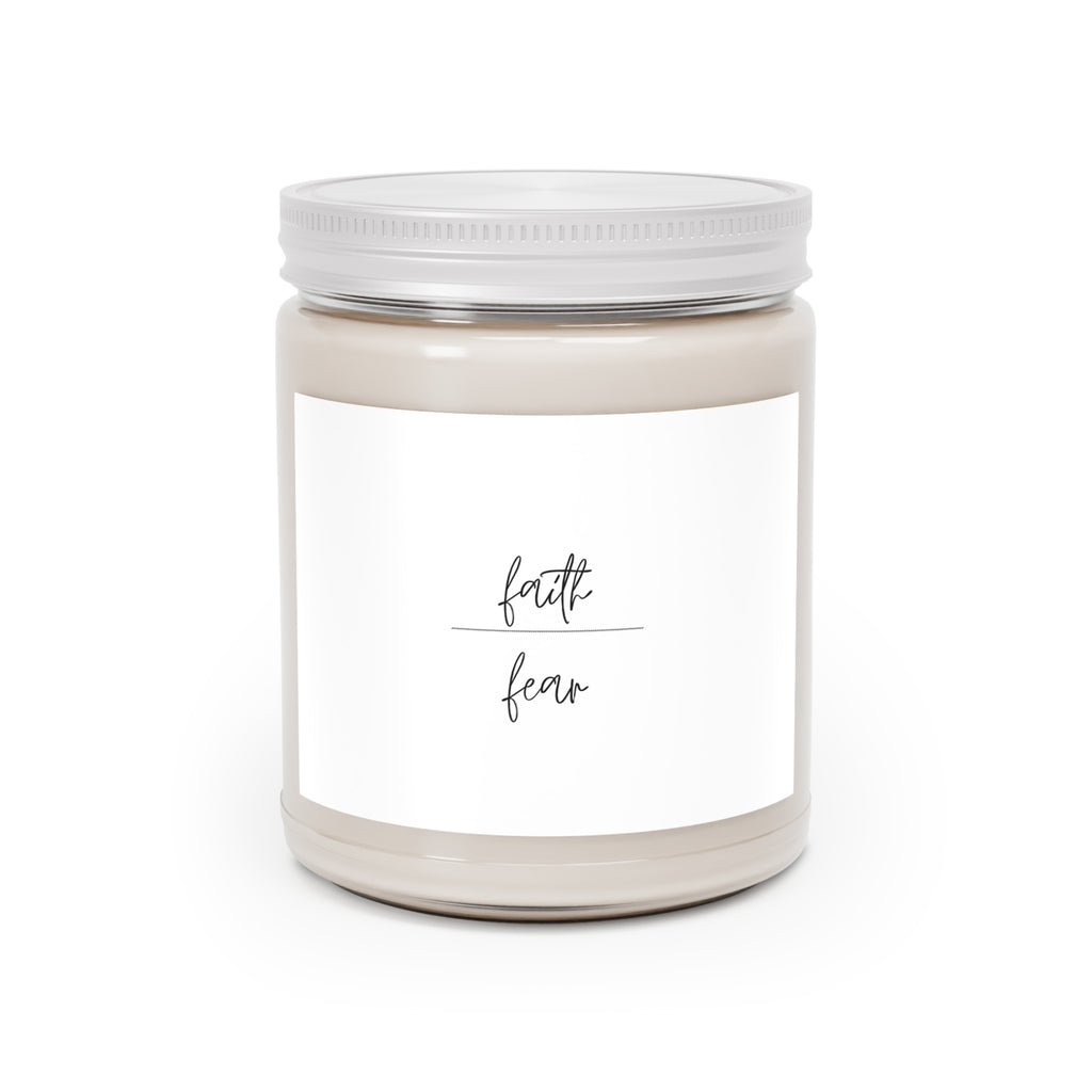 Faith Over Fear Scented Soy Candle - Faith Over Fear, 9oz