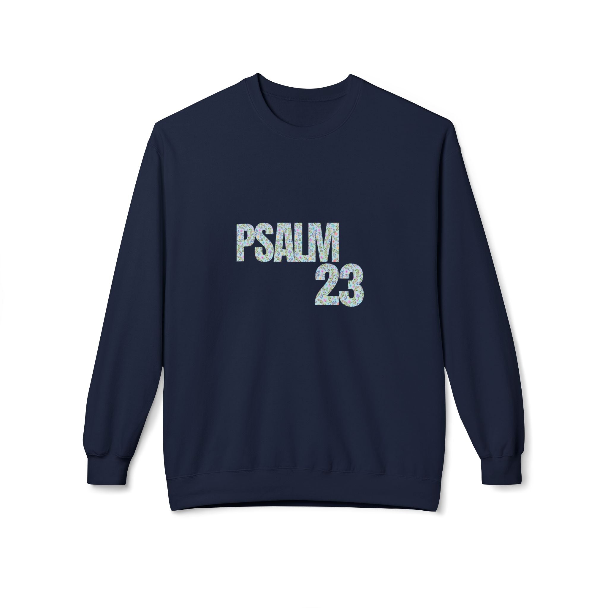Psalm 23 Unisex Fleece Crewneck Sweatshirt