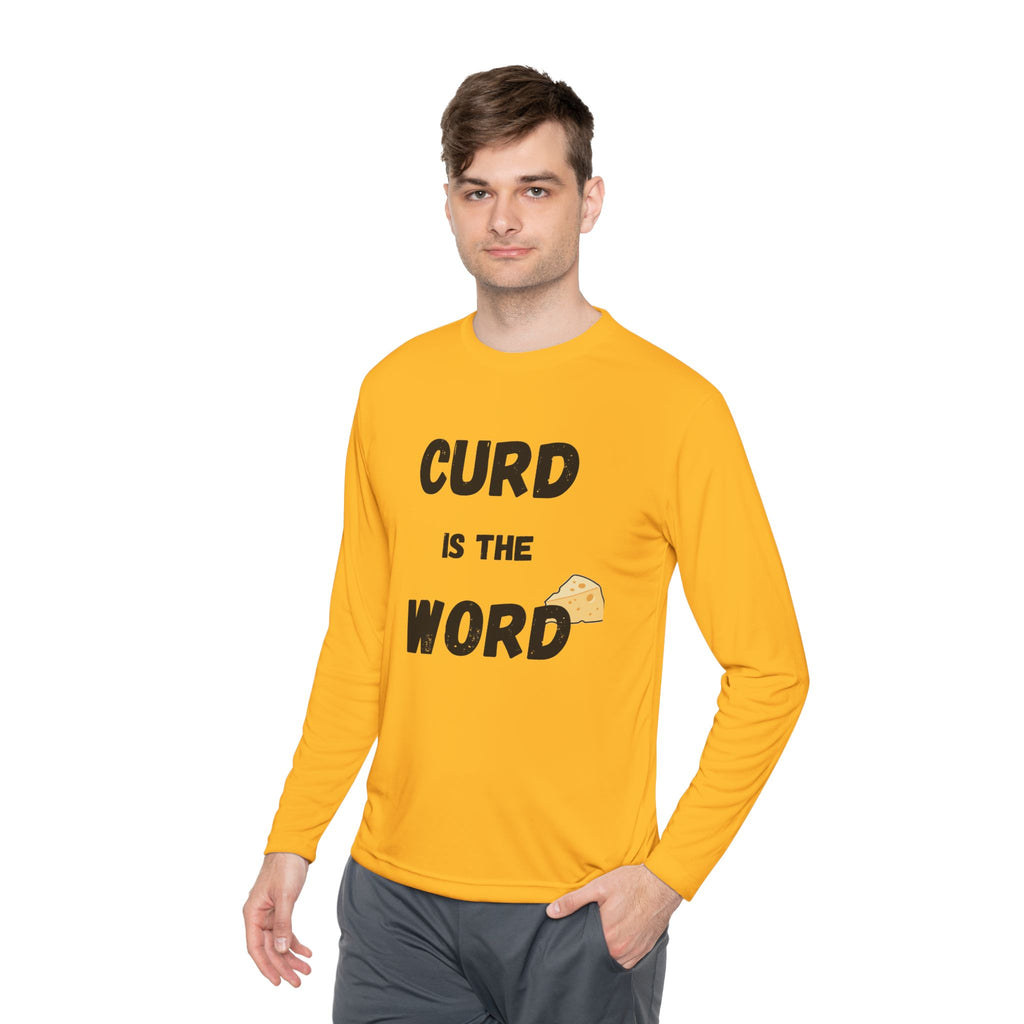 Curd is the Word Long Sleeve Tee, Fun Dairy T-Shirt for Cheese Lovers, Gifts for Foodies, Unisex Lightweight Shirt, Casual Everyday [...]