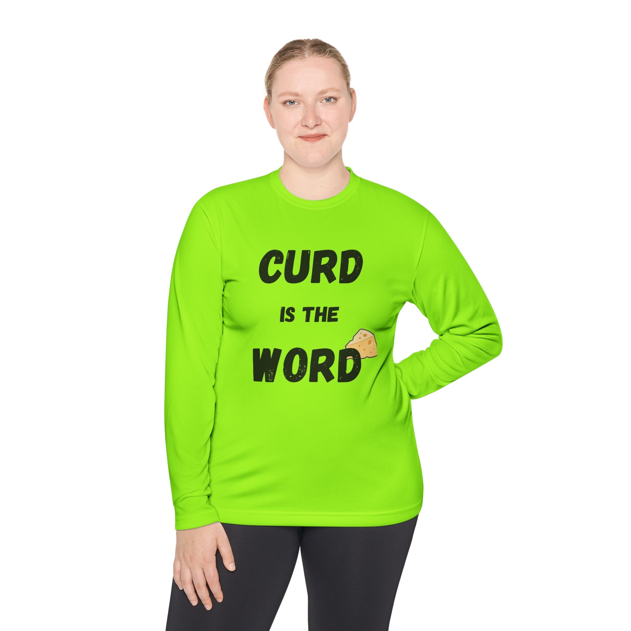 Curd is the Word Long Sleeve Tee, Fun Dairy T-Shirt for Cheese Lovers, Gifts for Foodies, Unisex Lightweight Shirt, Casual Everyday [...]