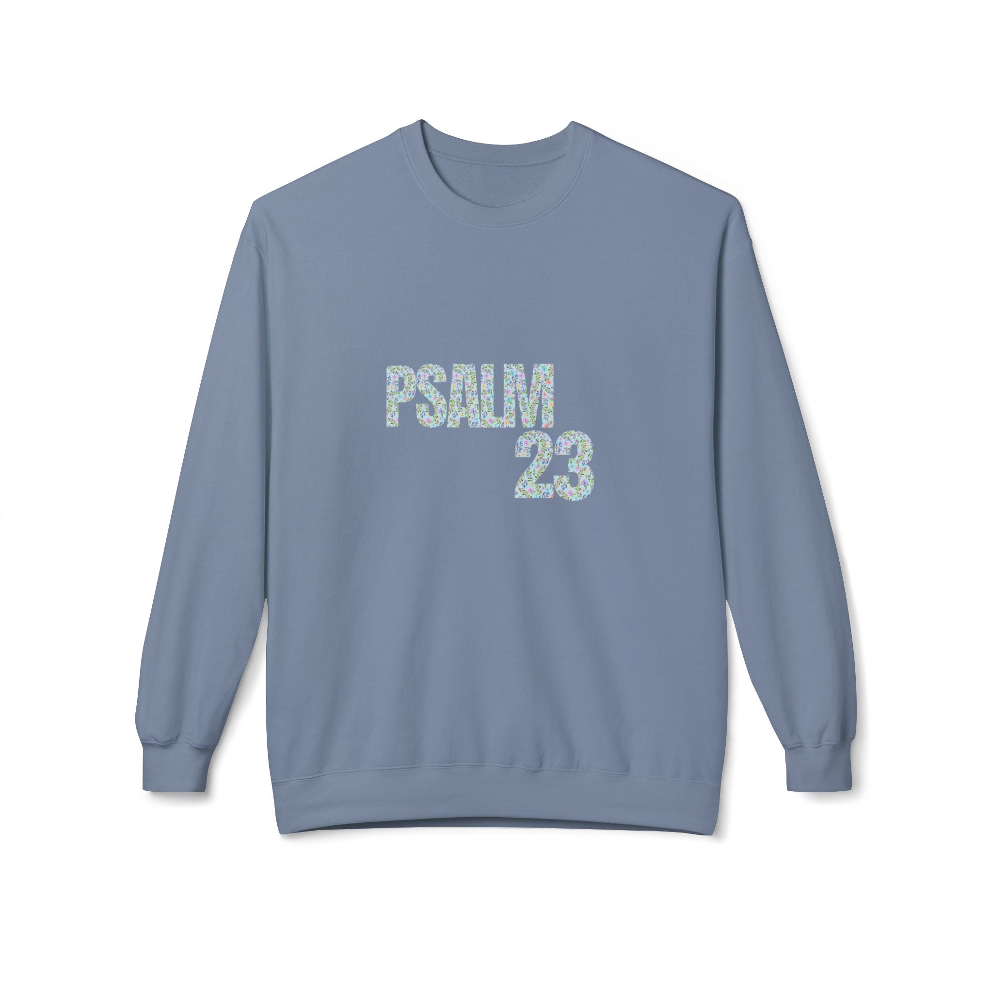 Psalm 23 Unisex Fleece Crewneck Sweatshirt